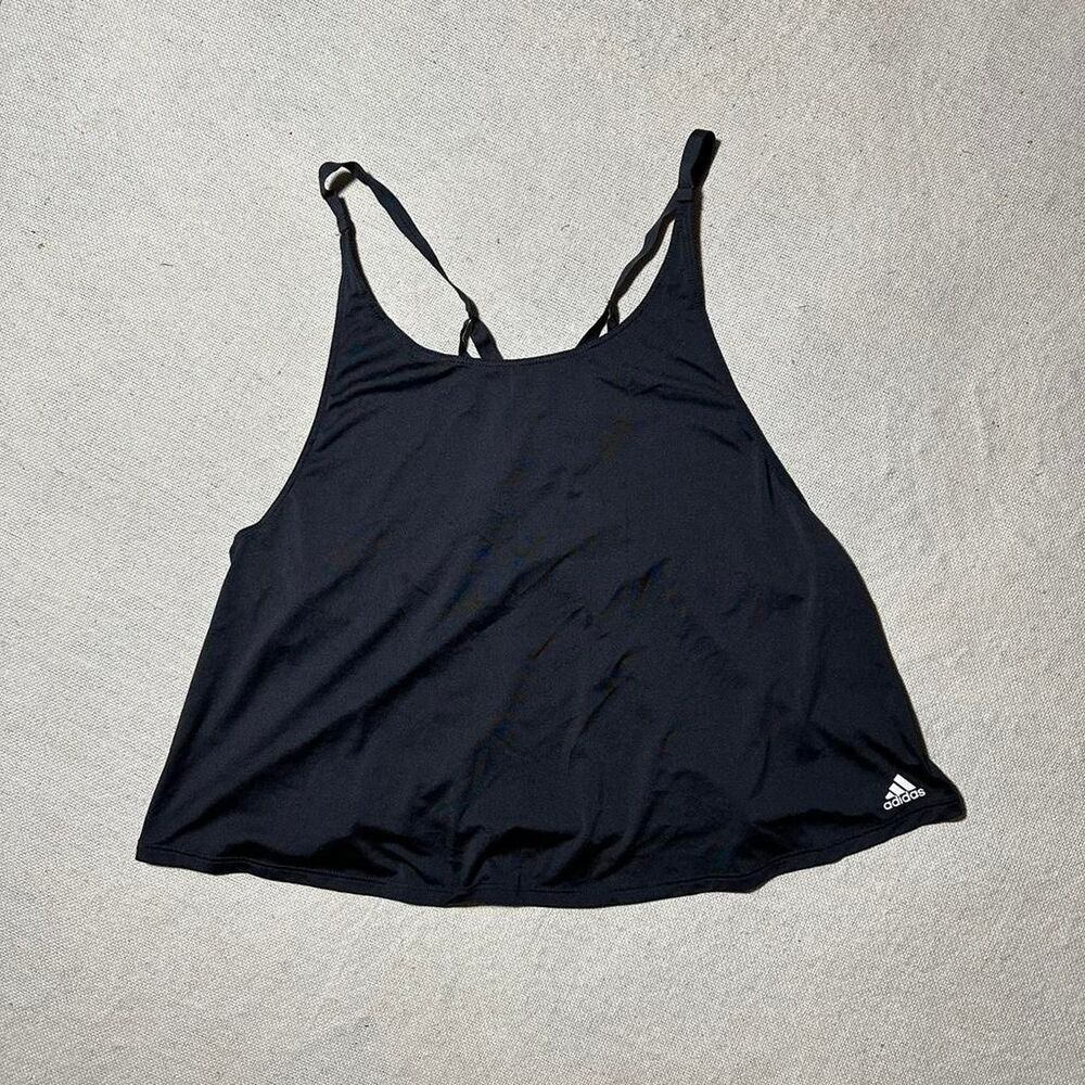 Adidas Women's Small Black Strappy Athletic Tank Top
